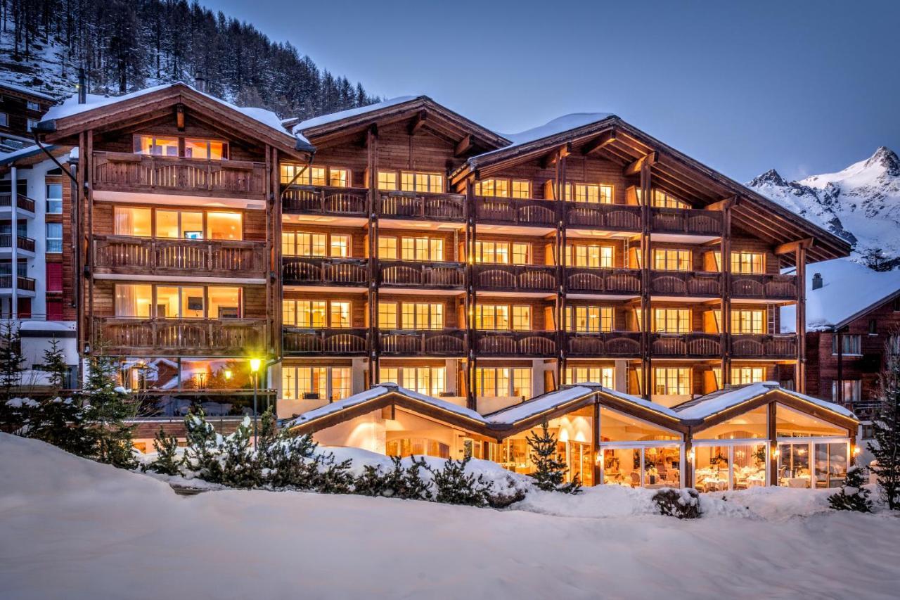 Wellnesshotel Schweizerhof Saas Fee Kültér fotó