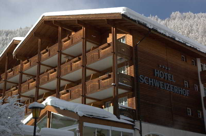 Wellnesshotel Schweizerhof Saas Fee Kültér fotó